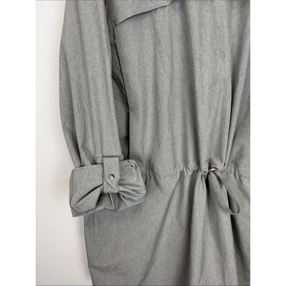NWT Duluth Womens 1X Utility Shirt Jacket Gray Snap Hiking Outdoor Lightweight - Picture 6 of 6